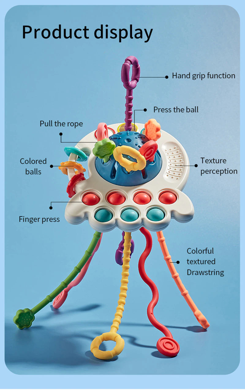 MontiOctopus™ Push and Pull Toy