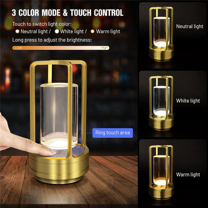 TouchGlow™ Crystal Lamp