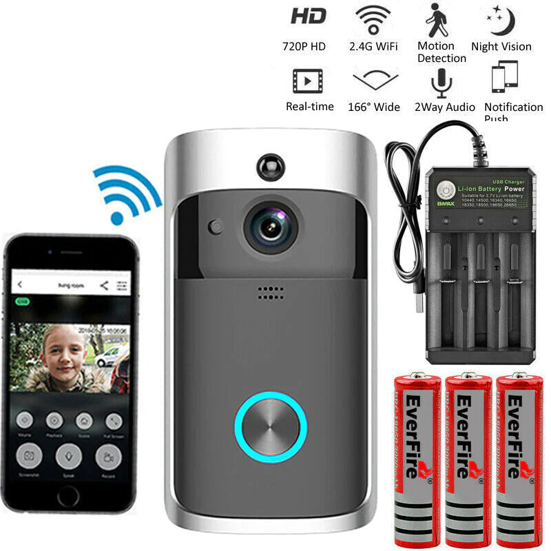 Smart Wireless Wifi Video Doorbell 